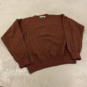 vintage y2k Claiborne patterned sweater